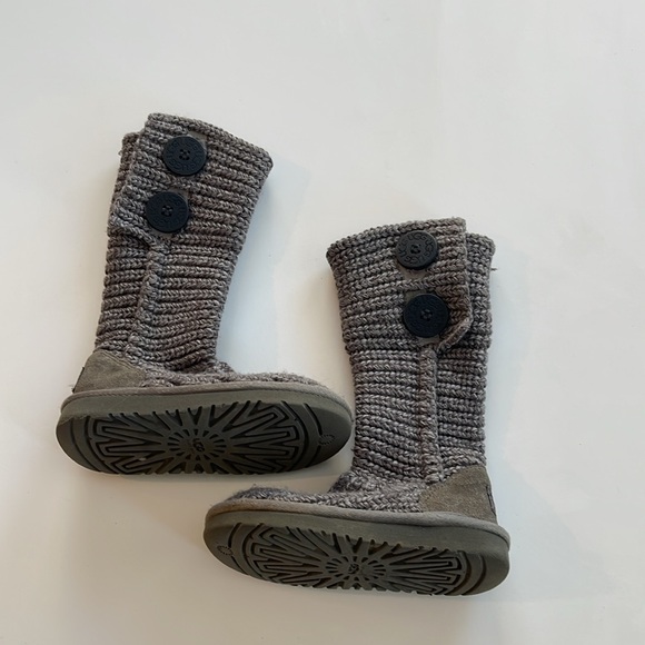 Ugg grey knitted boots - Picture 6 of 7